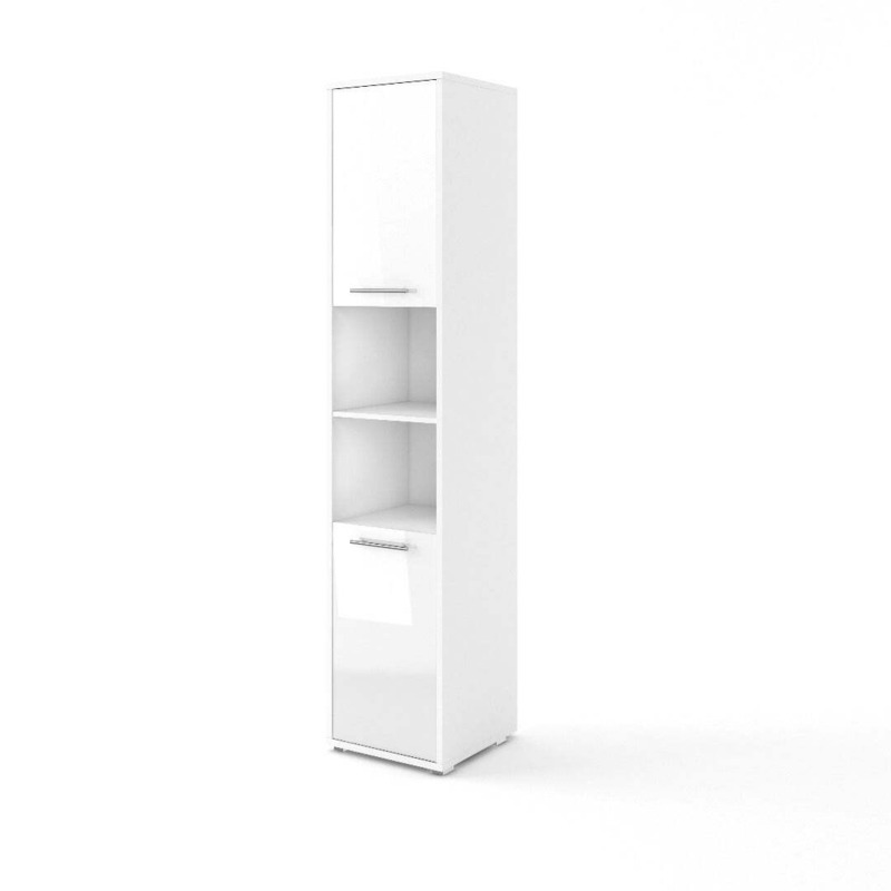 CP08 Tall Storage for Vertical Wall Bed Concept Pro White